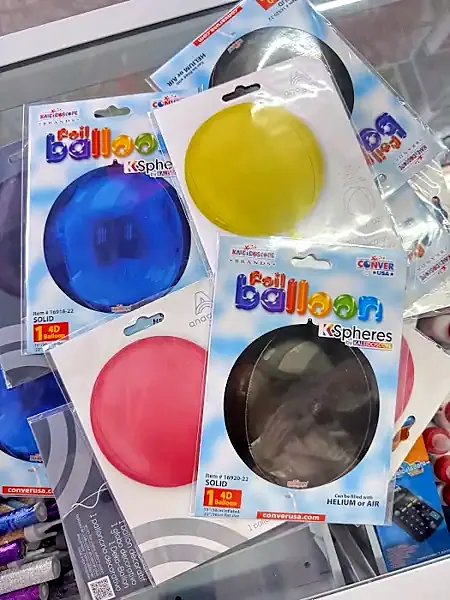Globos con helio de Festina en Fresnillo