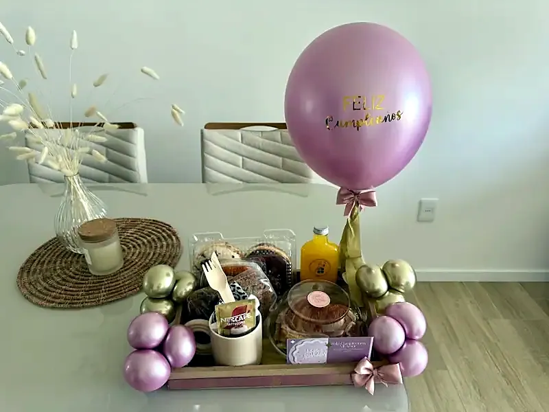 Decoración de baby shower de Cajitas de Amor - Desayunos y Sorpresas a Domicilio en Montevideo