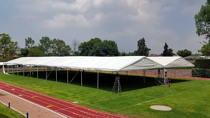 Carpa para evento de Azteca Lonas Industriales en Coyoacán