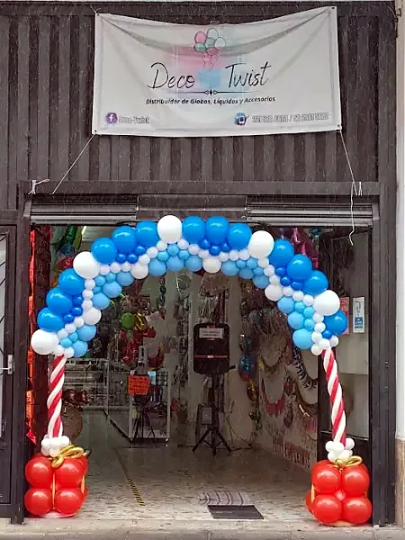 Arco de globos de Deco-Twist en Teziutlan