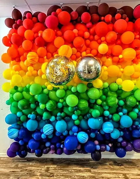 Guirnalda de globos de D.A.LYDA en Monterrey