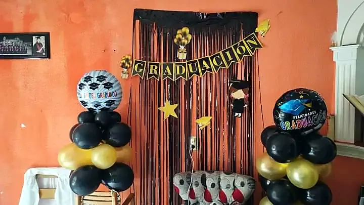 Decoración de graduación de Para Mi Fiesta en Santiago de Querétaro
