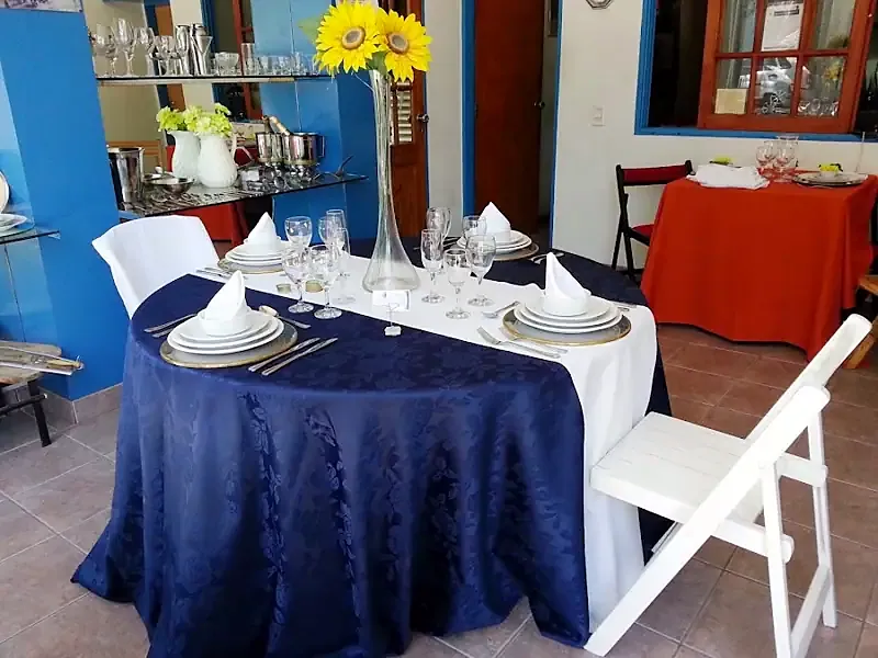 Mesa montada para fiesta de Costantino-Equipamiento para Fiestas en Buenos Aires