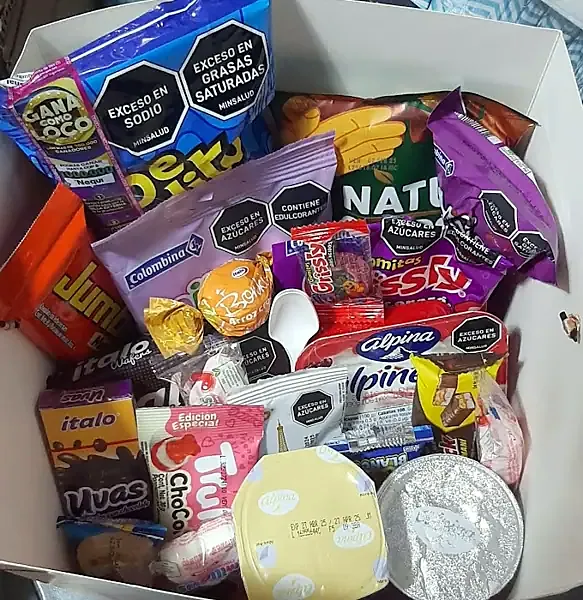 Dulces para fiesta de Piñateria y Papelería YIYOS en Bogotá