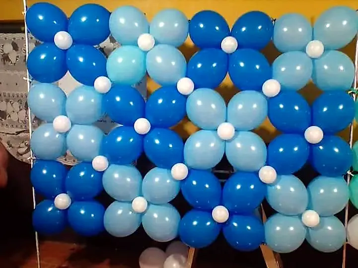 Guirnalda de globos de Hueyiojteno en Hueyapan