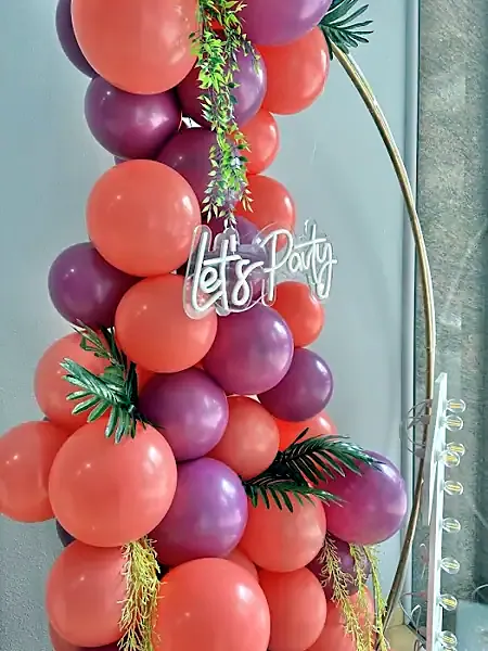 Guirnalda de globos de Partyworld en Torrevieja