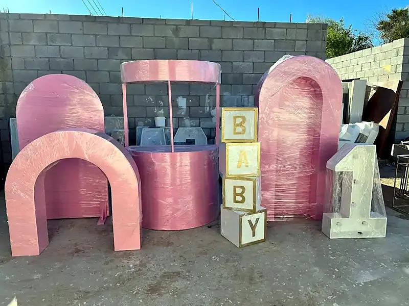 Decoración de revelación de género de Creaciones de Madera en Mexicali